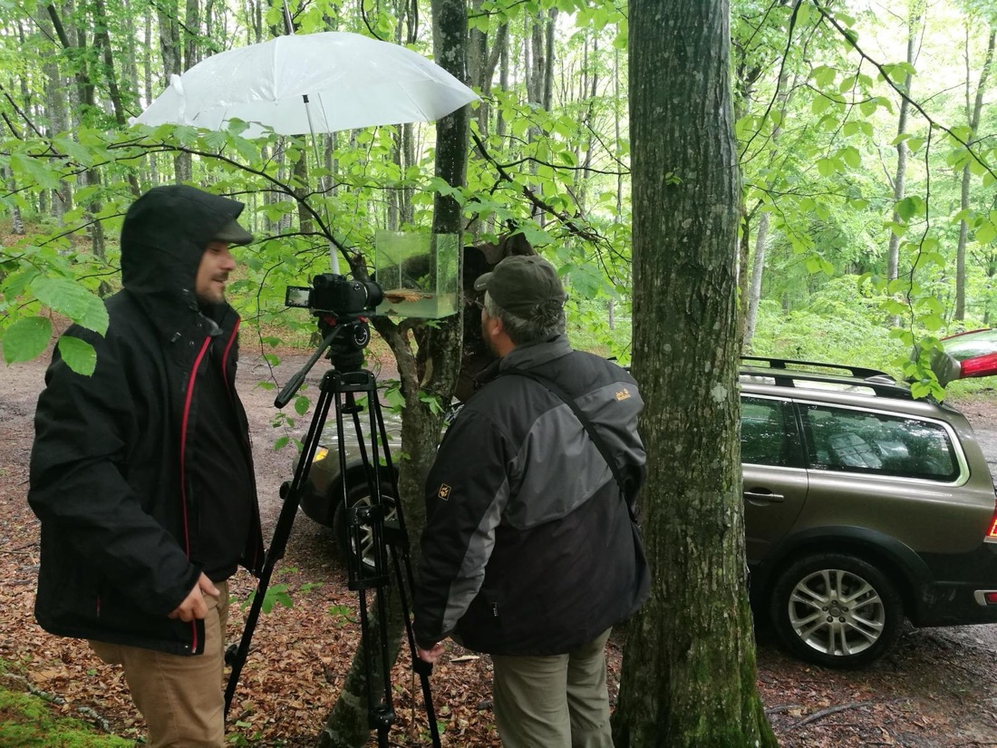 Behind-the-scenes photograph from the personal archive 1