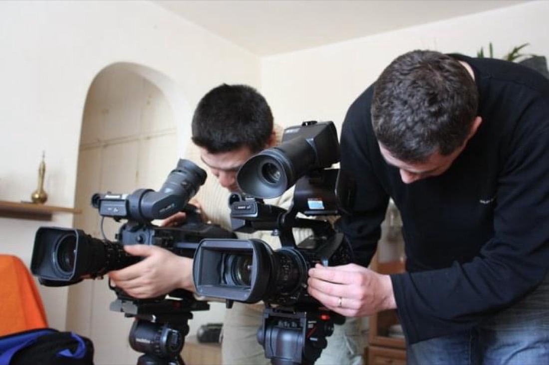 Behind-the-scenes photograph from the personal archive 14
